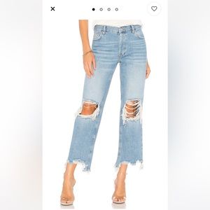 We The Free Maggie Straight Jean in Light Stone